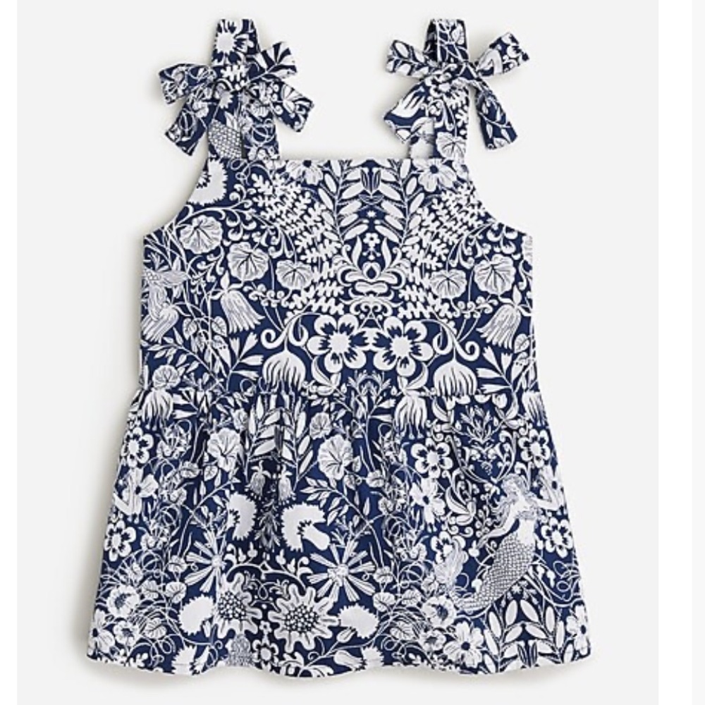 Jcrew girls tie shoulder tank